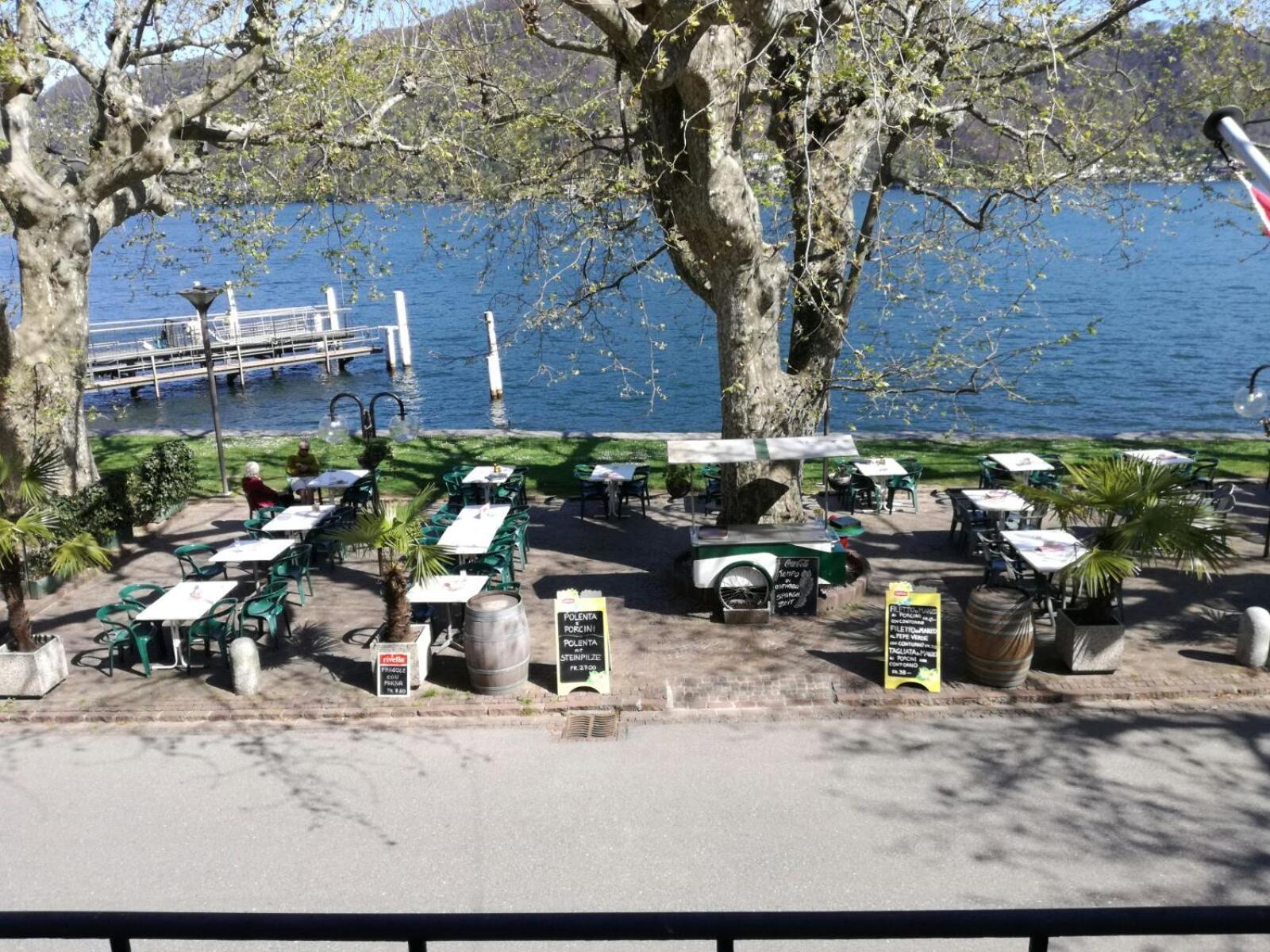 Osteria Battello Ξενοδοχείο Caslano Εξωτερικό φωτογραφία